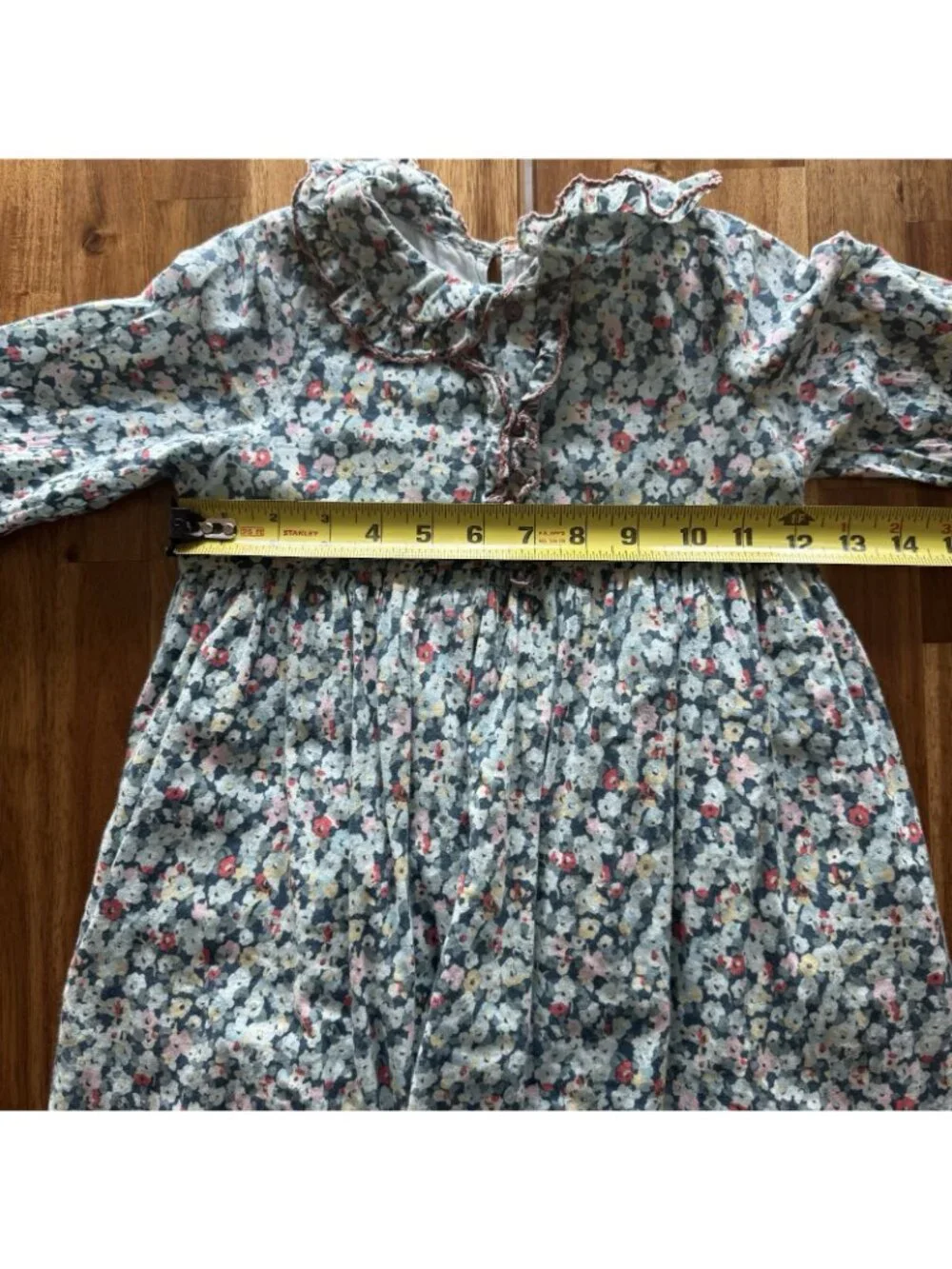 Baybala Blue Floral Girl Dress Size 5 Cottagecore Peasant Occasion Preppy Party‎
